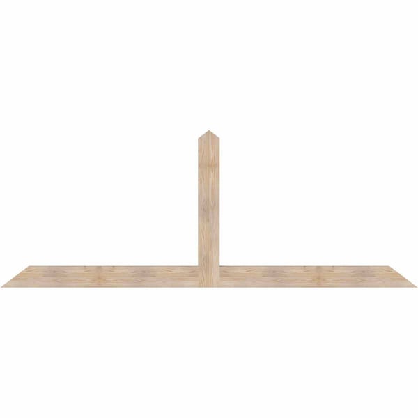 Ekena Millwork Portland Smooth Timber Gable Bracket, Douglas Fir, 108"W x 40"H x 3 1/2"D x 5 1/2"F, 9/12 Pitch GBW108X40X0406POR00SDF - main